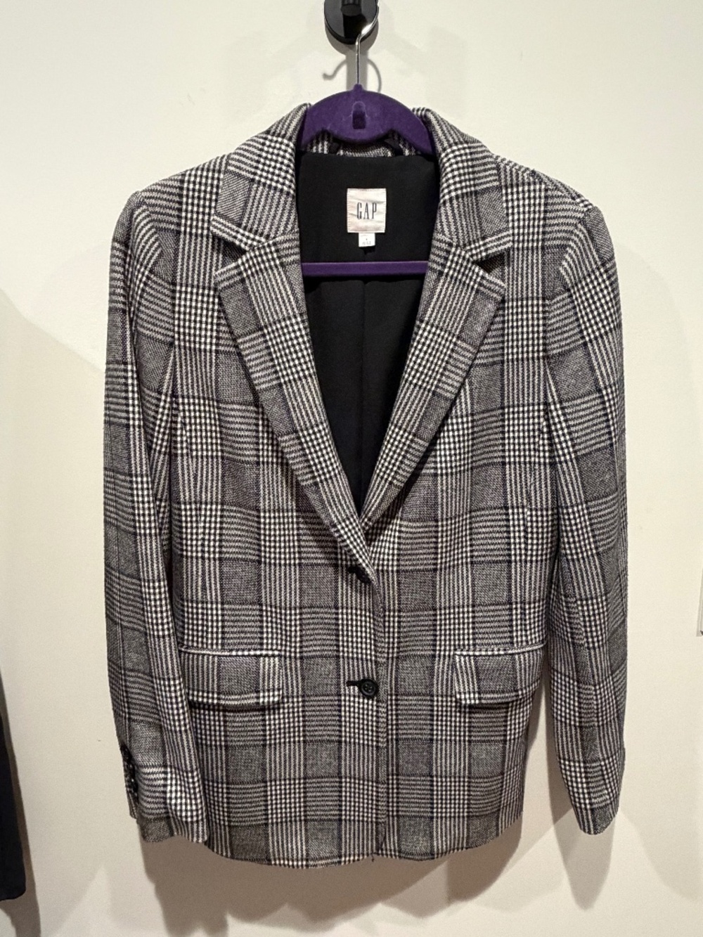 Gap Checkered Blazer